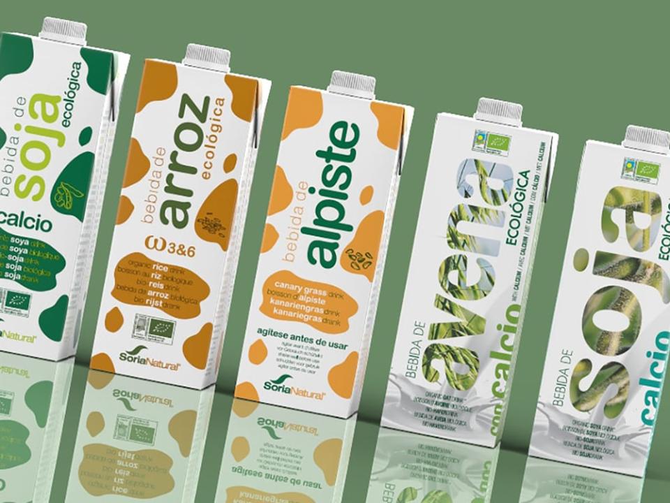 Soria Natural ha elegido el cartón aséptico IPI Square para sus bebidas orgánicas