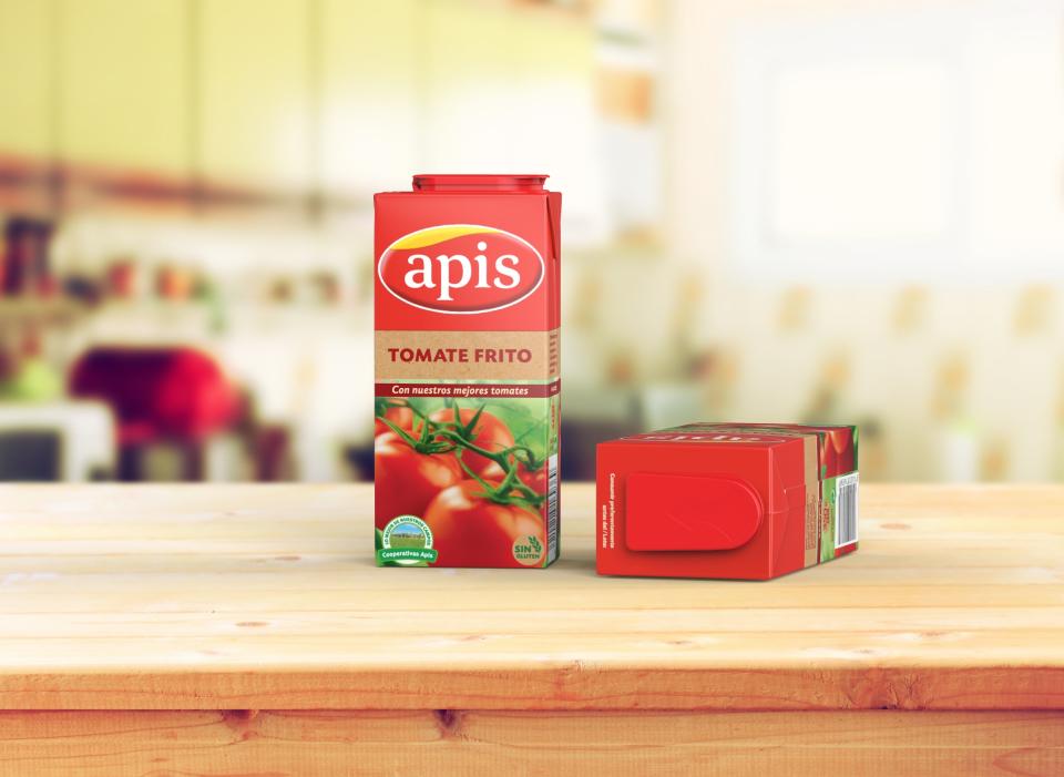Les remplisseuses IPI peuvent emballer le tomate frito (sauce tomate) dans des briques en carton aseptique