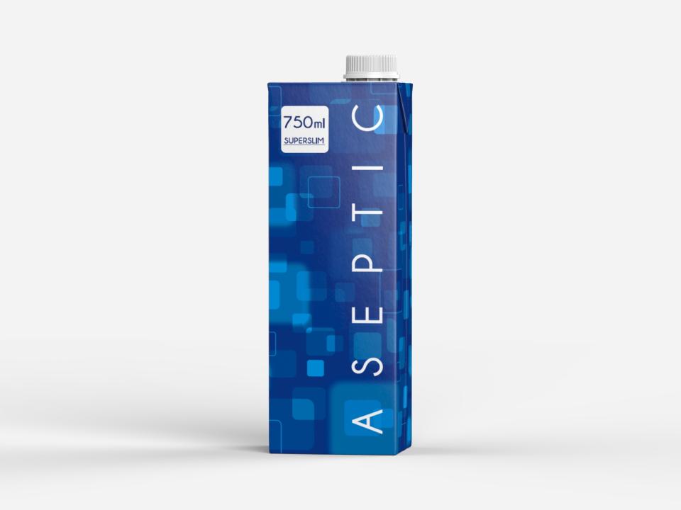 SuperSlim shape premium aseptic carton pack